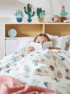 8 Grands Stickers Cactus Vert / Multicolore - Vertbaudet -Chambre Douillette Soldes 8 grands stickers cactus 3