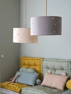 Abat-jour à Suspendre Motifs Perforés Rose Poudré - Vertbaudet 11 Abat-jour à Suspendre Motifs Perforés Rose Poudré - Vertbaudet -Chambre Douillette Soldes abat jour a suspendre motifs perfores 5