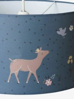 Abat-jour Pour Suspension FORÊT ENCHANTEE Bleu - Vertbaudet -Chambre Douillette Soldes abat jour pour suspension foret enchantee 3