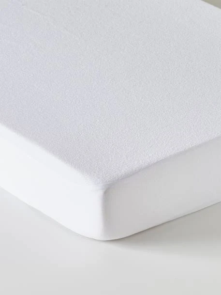 Alèse éponge Imperméable Et Anti-acariens Bi-ome® Blanc - Vertbaudet 1 Alèse éponge Imperméable Et Anti-acariens Bi-ome® Blanc - Vertbaudet