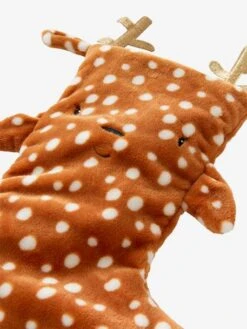 Chaussette De Noël Fausse Fourrure Renne Marron - Vertbaudet -Chambre Douillette Soldes chaussette de noel fausse fourrure renne 2