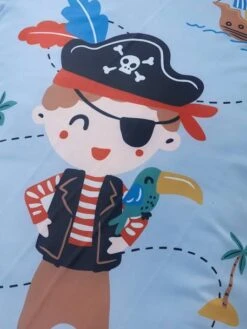 Cosy Wrap En Polyester Avec Oreiller Intégré HISSEZ OH ! Bleu / Multicolore - Vertbaudet -Chambre Douillette Soldes cosy wrap en polyester avec oreiller integre hissez oh 1 2