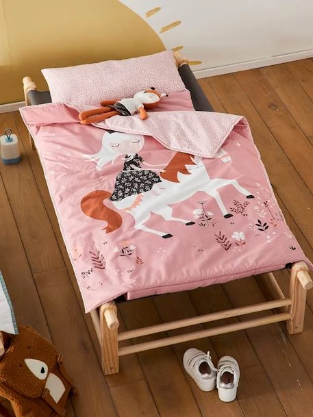 Couchage De Sieste Maternelle MINILI PRINCESSE NATURE Personnalisable Rose - Vertbaudet 6 Couchage De Sieste Maternelle MINILI PRINCESSE NATURE Personnalisable Rose - Vertbaudet – Image 6