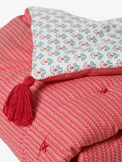 Couvre-lit EDEN INDIA Rose / Multicolore - Vertbaudet -Chambre Douillette Soldes couvre lit eden india 3