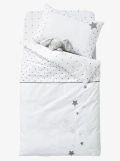 Drap-housse Bébé PLUIE D'ETOILES Blanc / étoiles - Vertbaudet 7 Drap-housse Bébé PLUIE D'ETOILES Blanc / étoiles - Vertbaudet -Chambre Douillette Soldes drap housse bebe pluie detoiles 2