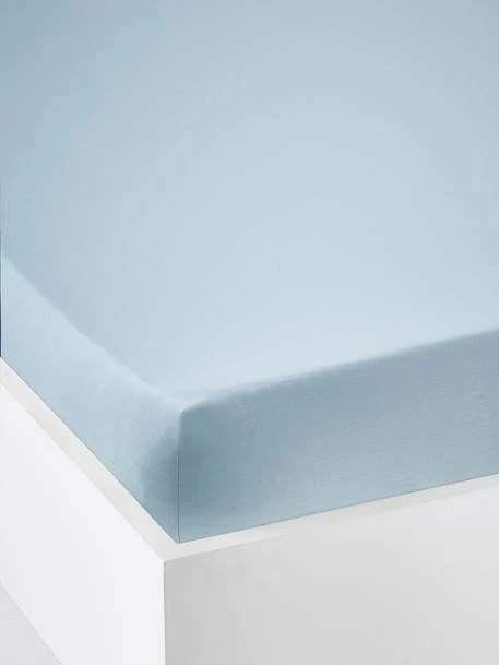 Drap-housse Uni Enfant Oeko-Tex® écru - Vertbaudet 3 Drap-housse Uni Enfant Oeko-Tex® écru - Vertbaudet – Image 3