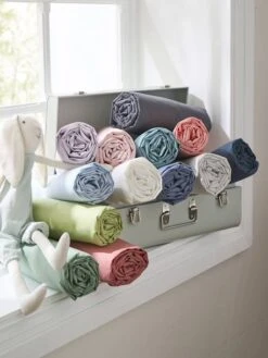 Drap-housse Uni Enfant Oeko-Tex® écru - Vertbaudet 9 Drap-housse Uni Enfant Oeko-Tex® écru - Vertbaudet -Chambre Douillette Soldes drap housse uni enfant oeko tex 3