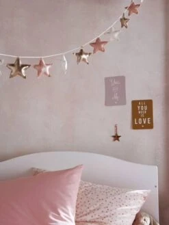 Guirlande étoiles Magie Rose Rose - Vertbaudet -Chambre Douillette Soldes guirlande etoiles magie rose 5