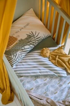 Housse De Couette Bébé TREK Oeko-Tex® Blanc Imprimé - Vertbaudet -Chambre Douillette Soldes housse de couette bebe trek oeko tex 2
