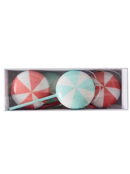 Les 4 Décorations Candy à Suspendre Rouge - Vertbaudet 2 Les 4 Décorations Candy à Suspendre Rouge - Vertbaudet – Image 2