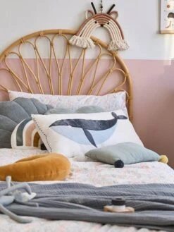 Lot De 2 Coussins SOUS L'OCÉAN Bleu - Vertbaudet -Chambre Douillette Soldes lot de 2 coussins sous locean 2