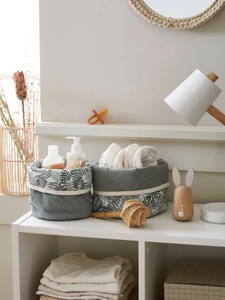 Lot De 2 Paniers Réversibles HANOÏ Beige - Vertbaudet 3 Lot De 2 Paniers Réversibles HANOÏ Beige - Vertbaudet – Image 3