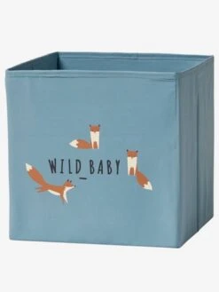 Lot De 3 Bacs De Rangement Baby Fox Lot Bleu - Vertbaudet -Chambre Douillette Soldes lot de 3 bacs de rangement baby fox 2