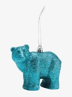 Lot De 3 Décorations De Noël Ours Pailletés Vert - Vertbaudet -Chambre Douillette Soldes lot de 3 decorations de noel ours pailletes 3