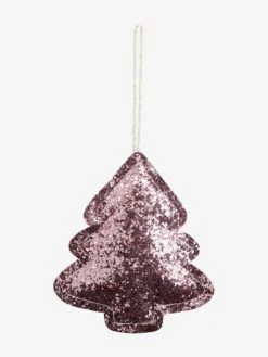 Lot De 4 Décorations De Noël Glitter Rose - Vertbaudet -Chambre Douillette Soldes lot de 4 decorations de noel glitter 2