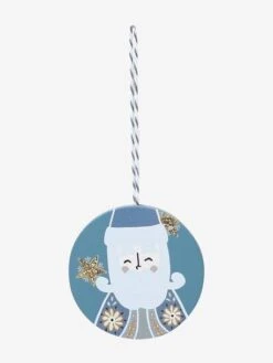 Lot De 6 Boules Plates De Noël Scandinave Bois - Vertbaudet -Chambre Douillette Soldes lot de 6 boules plates de noel scandinave 3