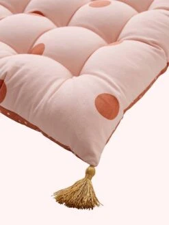 Matelas De Sol à Pompons MINI MAXI POIS Rose - Vertbaudet -Chambre Douillette Soldes matelas de sol a pompons mini maxi pois 2