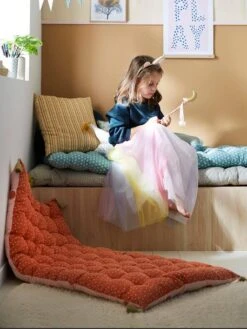 Matelas De Sol à Pompons MINI MAXI POIS Rose - Vertbaudet -Chambre Douillette Soldes matelas de sol a pompons mini maxi pois 3