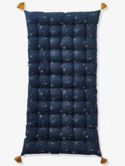 Matelas De Sol Avec Pompons Bleu Foncé - Vertbaudet