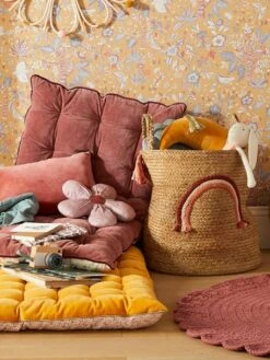 Matelas De Sol Bi-matière GRENIER Rose - Vertbaudet -Chambre Douillette Soldes matelas de sol bi matiere grenier 4