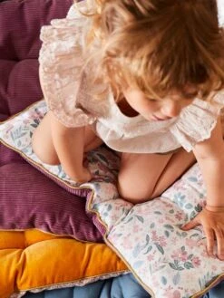 Matelas De Sol Bi-matière VICTORIA Prune - Vertbaudet -Chambre Douillette Soldes matelas de sol bi matiere victoria 3