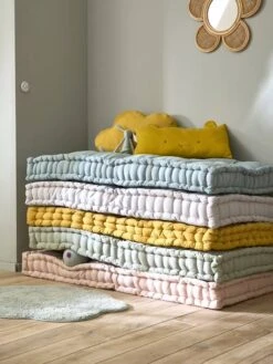 Matelas De Sol Style Futon Ocre - Vertbaudet -Chambre Douillette Soldes matelas de sol style futon 3