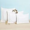 Oreillers Plat En Coton Bio* BIO COLLECTION Blanc - Vertbaudet