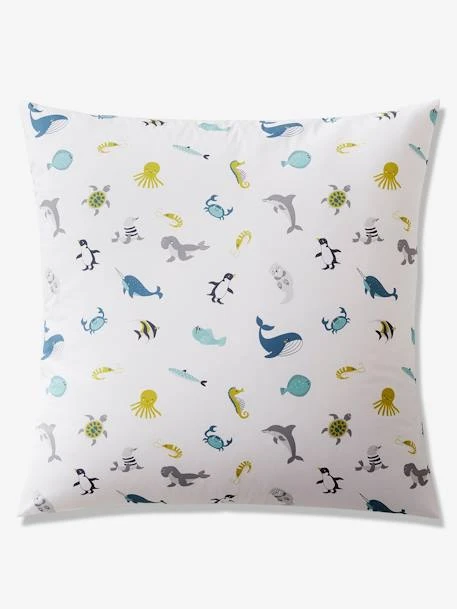 Parure Caradou "facile à Border" Avec Couette ABECEDAIRE MARIN Ivoire Imprimé Animaux - Vertbaudet 2 Parure Caradou "facile à Border" Avec Couette ABECEDAIRE MARIN Ivoire Imprimé Animaux - Vertbaudet – Image 2