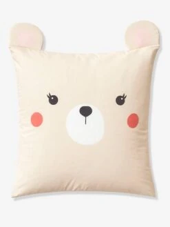 Parure Housse De Couette + Taie D'oreiller Enfant En Coton Bio* NATURE SAUVAGE Bleu - Vertbaudet -Chambre Douillette Soldes parure housse de couette taie doreiller enfant en coton bio nature sauvage 2