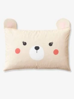 Parure Housse De Couette + Taie D'oreiller Enfant En Coton Bio* NATURE SAUVAGE Bleu - Vertbaudet -Chambre Douillette Soldes parure housse de couette taie doreiller enfant en coton bio nature sauvage 3