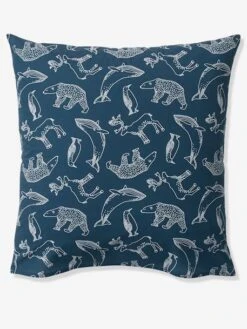 Parure Housse De Couette + Taie D'oreiller Enfant En Coton Bio* Ô MA BANQUISE Marine / écru - Vertbaudet -Chambre Douillette Soldes parure housse de couette taie doreiller enfant en coton bio o ma banquise 5