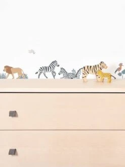 Planche De Stickers LILIPINSO - Big Five & Cie - Animaux Jungle Multicolore - Lilipinso -Chambre Douillette Soldes planche de stickers lilipinso big five cie animaux jungle 2