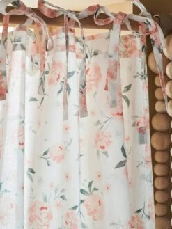 Rideau Voilage EAU DE ROSE écru / Rose - Vertbaudet -Chambre Douillette Soldes rideau voilage eau de rose 2