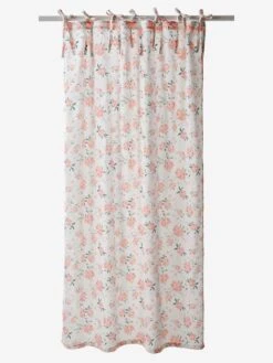 Rideau Voilage EAU DE ROSE écru / Rose - Vertbaudet -Chambre Douillette Soldes rideau voilage eau de rose 4