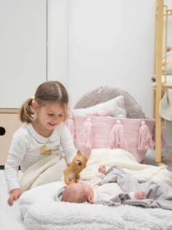 Tapis Coton Lavable Ailes Puffy Wings LORENA CANALS Bleu Grisé - Lorena Canals -Chambre Douillette Soldes tapis coton lavable ailes puffy wings lorena canals 2