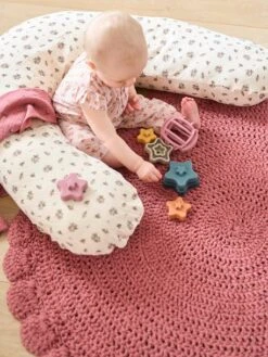 Tapis Crochet Vieux Rose - Vertbaudet -Chambre Douillette Soldes tapis crochet 2