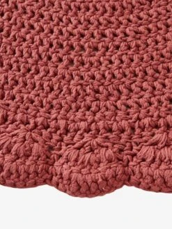 Tapis Crochet Vieux Rose - Vertbaudet -Chambre Douillette Soldes tapis crochet 3