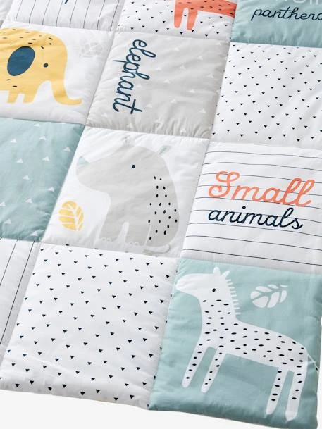 Tapis De Sol Patchwork Jungle Baby Multicolore - Vertbaudet 4 Tapis De Sol Patchwork Jungle Baby Multicolore - Vertbaudet – Image 4