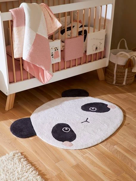 Tapis Panda HANOÏ écru / Noir - Vertbaudet 2 Tapis Panda HANOÏ écru / Noir - Vertbaudet – Image 2