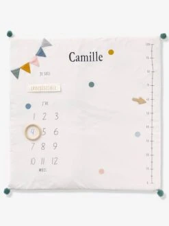 Tapis Photo Bébé Personnalisable écru / Vert - Vertbaudet -Chambre Douillette Soldes tapis photo bebe personnalisable 2