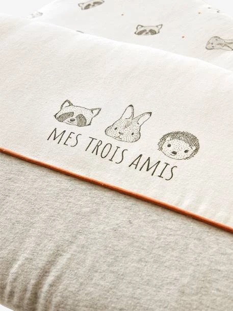 Tour De Lit En Coton Bio* MINI COMPAGNIE écru / Gris - Vertbaudet 2 Tour De Lit En Coton Bio* MINI COMPAGNIE écru / Gris - Vertbaudet – Image 2