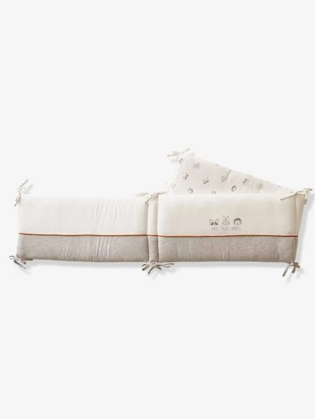 Tour De Lit En Coton Bio* MINI COMPAGNIE écru / Gris - Vertbaudet 1 Tour De Lit En Coton Bio* MINI COMPAGNIE écru / Gris - Vertbaudet