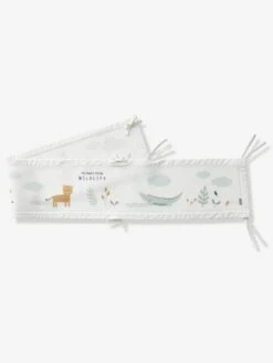 Tour De Lit Respirant WILDLIFE écru / Multicolore - Vertbaudet -Chambre Douillette Soldes tour de lit respirant wildlife 2