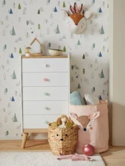 Trophée Biche Sioux Marron Clair - Vertbaudet -Chambre Douillette Soldes trophee biche sioux 2