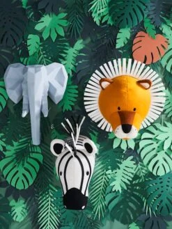 Trophée Zèbre Blanc/noir - Vertbaudet -Chambre Douillette Soldes trophee zebre 2