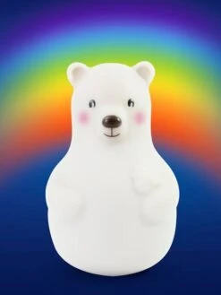 Veilleuse Arc-en-ciel PABOBO Lumicolor Blanc - Pabobo -Chambre Douillette Soldes veilleuse arc en ciel pabobo lumicolor 4