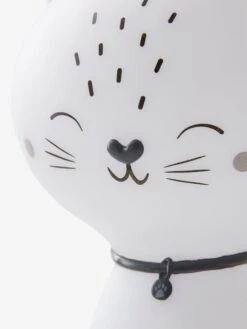 Veilleuse Moustachat Blanc / Bleu - Vertbaudet -Chambre Douillette Soldes veilleuse moustachat 2